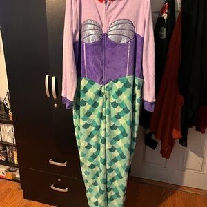 Disney Purple and green Sleepwear onzie